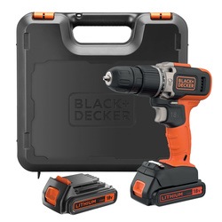 Black and Decker - 18V Lithiumion 2 Speed Hammer Drill with 2x 15Ah Batteries and 400mA Charger - BCD003C2K