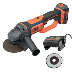 Black and Decker - 18V Grinder with 2Ah battery 400mA Charger and 3 Discs in a carton - BCG720D13