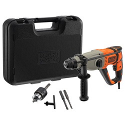 Black and Decker - 800W Corded SDSPLUS Hammer Drill and Kit Box - BEHS02K
