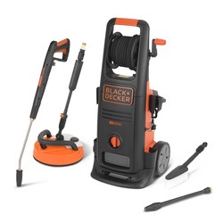 Black and Decker - 2100W High Pressure Washer with Patio Cleaner Deluxe and Fixed Brush - BXPW2100PE