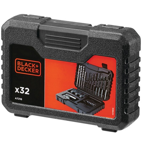 Black And Decker - 32 Piece Drilling  Screwdriving Set - A7216