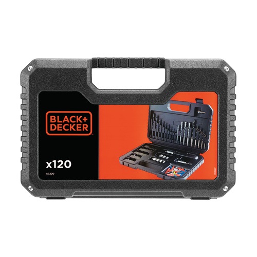 Black and Decker - 120 Piece Drilling  Screwdriving Set - A7220