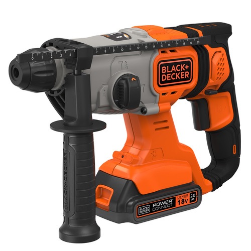 18V Cordless 2.0Ah SDSPlus Hammer Drill with Kit Box BCD900D1S