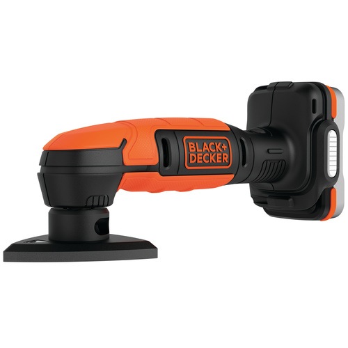 12V Cordless Detail Sander with 1 x 1.5Ah battery, USB charger & in a