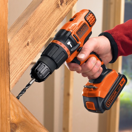18V Lithiumion Cordless Hammer Drill without battery and charger