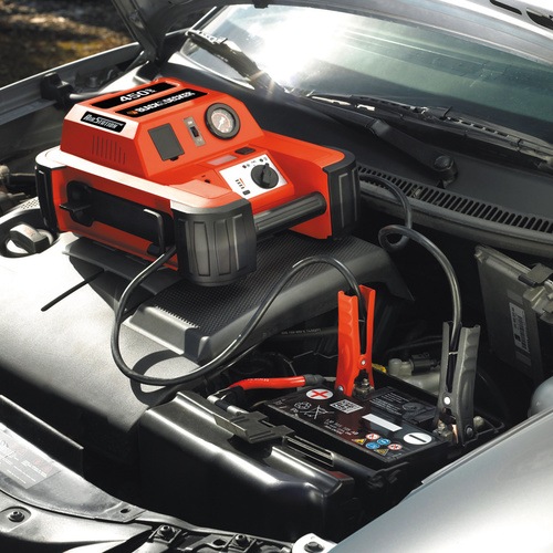 black & decker 450a jump starter with inflator