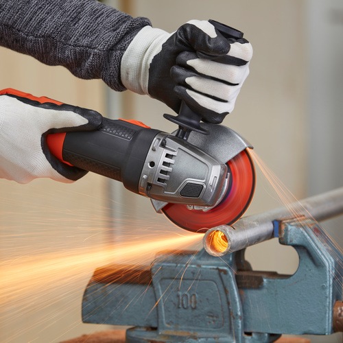 Black And Decker - 900W 115mm Angle Grinder With Kit Box - BEG210K