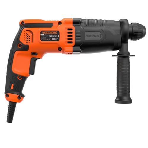 650W Corded SDSPLUS Hammer Drill BEHS01 BLACK+DECKER