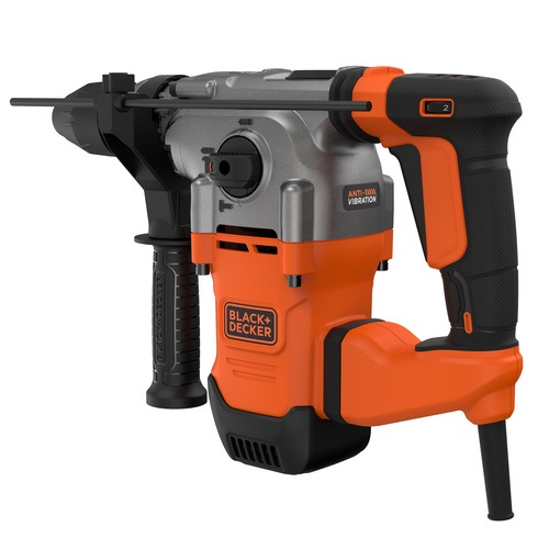1250W Corded SDSPLUS Hammer Drill and Kit Box BEHS03K BLACK+DECKER