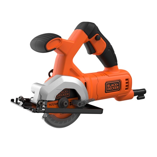Black and Decker - 400W Corded Compact 85mm Circular Saw with 2 Blades and Kit Box - BES510K