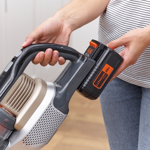 Black and Decker - 36V 4in1 Cordless POWERSERIES Extreme Vacuum Cleaner with Digital Motor - BHFEV36B2D