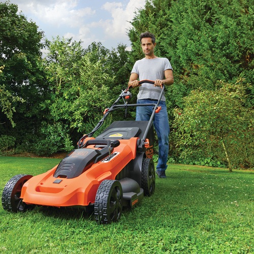 Black and Decker - 48cm 36V Lithiumion Cordless Autosense Mower with 2 batteries - CLMA4820L2