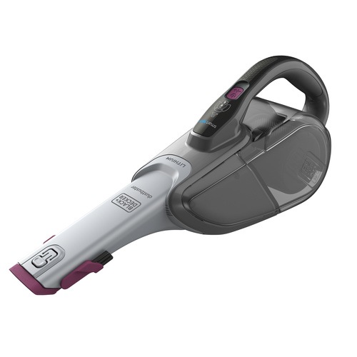 Black and Decker - 27Wh LithiumIon Cordless dustbuster Hand Vacuum with Smart Tech Sensors and Cotton Fresh Scent - DVJ325BFS