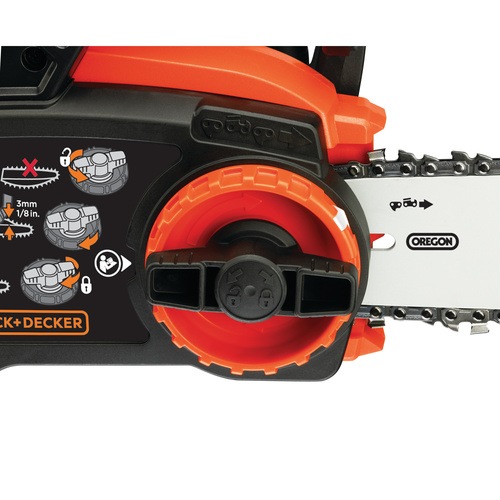 36V 2.0Ah Lithiumion Cordless Chainsaw 30cm GKC3630L20 BLACK+DECKER