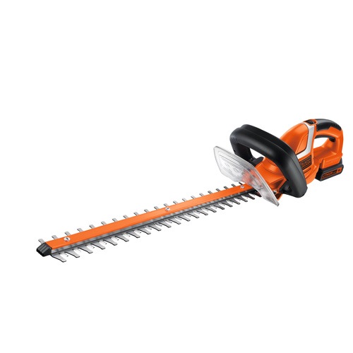 black and decker hedge trimmer battery