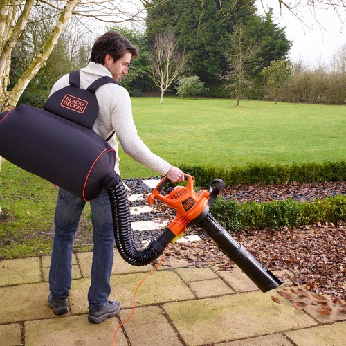 3000W Back Pack Blower Vac + Strap + Rake GW3031BP BLACK+DECKER