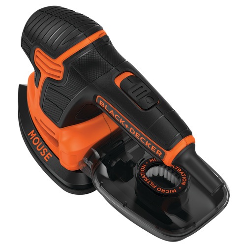 Black and Decker - 120W Next Generation Mouse Sander with storage bag and 6 accessories - KA2000