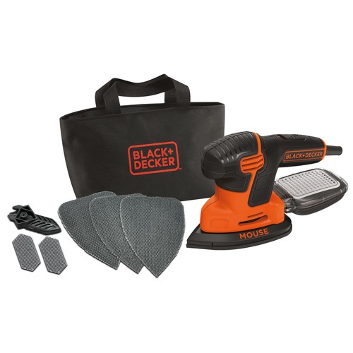 120W Next Generation Mouse® Sander with storage bag and 6 accessories