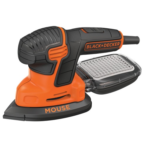 Black and Decker - 120W Next Generation Mouse Sander with Kitbox and 9 Accessories - KA2500K