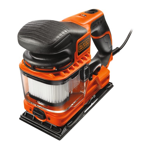 Black and Decker - 270W DUOSAND 13 Sheet Sander with Kitbox and Accessories - KA330EKA