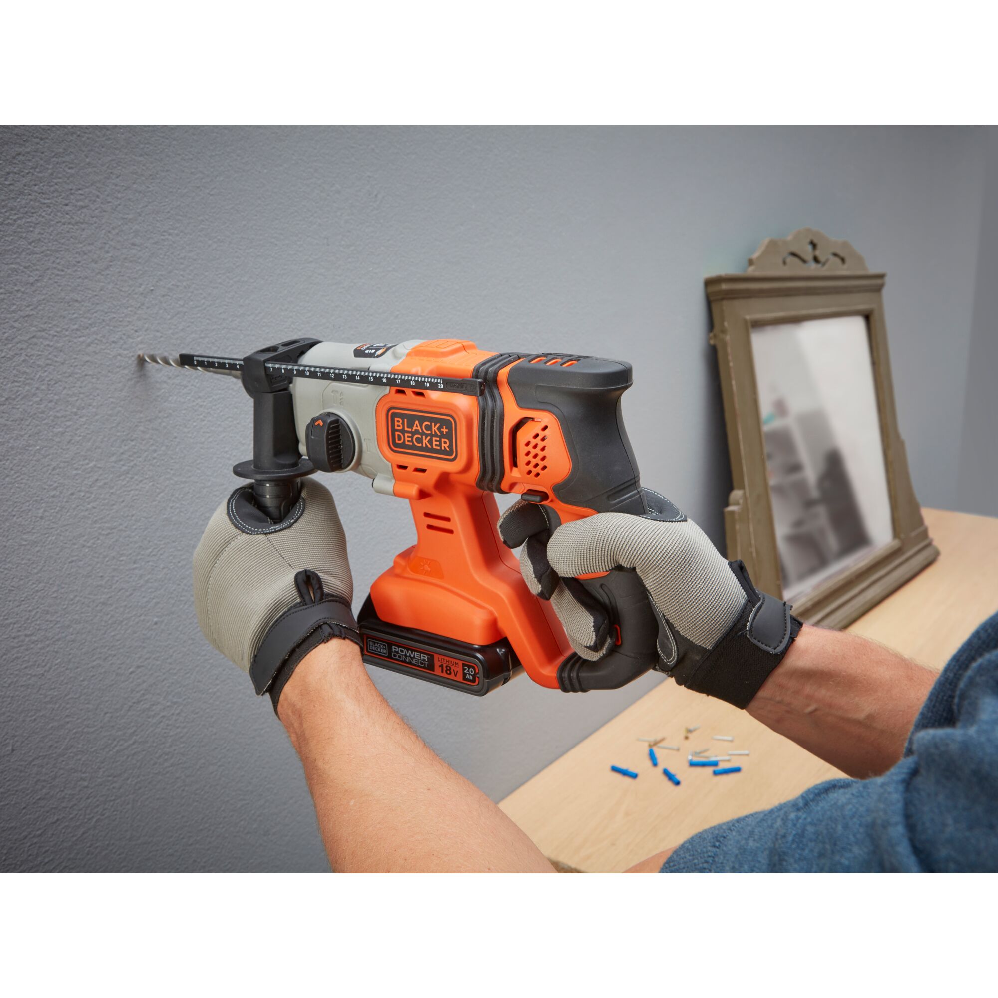 18V SDS-Plus Hammer Drill with 2.0Ah 