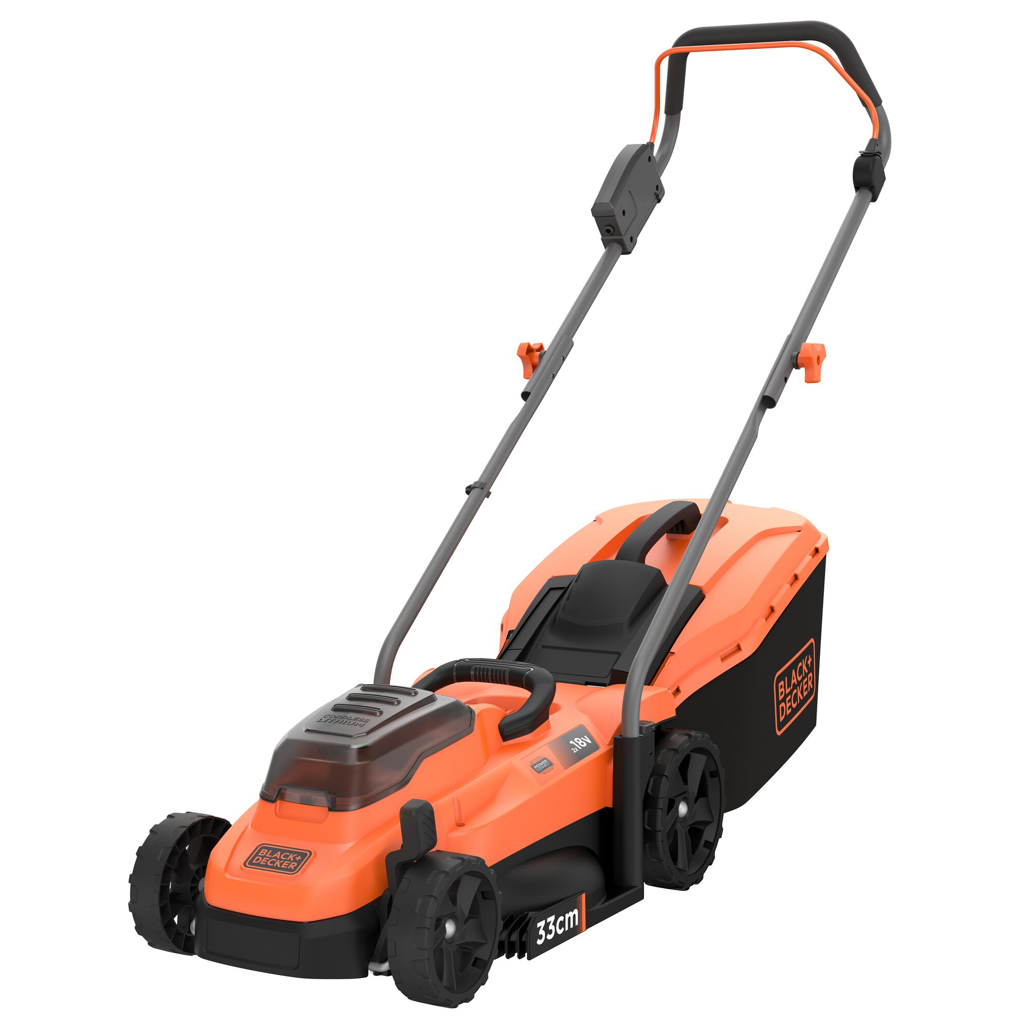 33cm Cordless 2 x 18V Lawn Mower | BLACK+DECKER