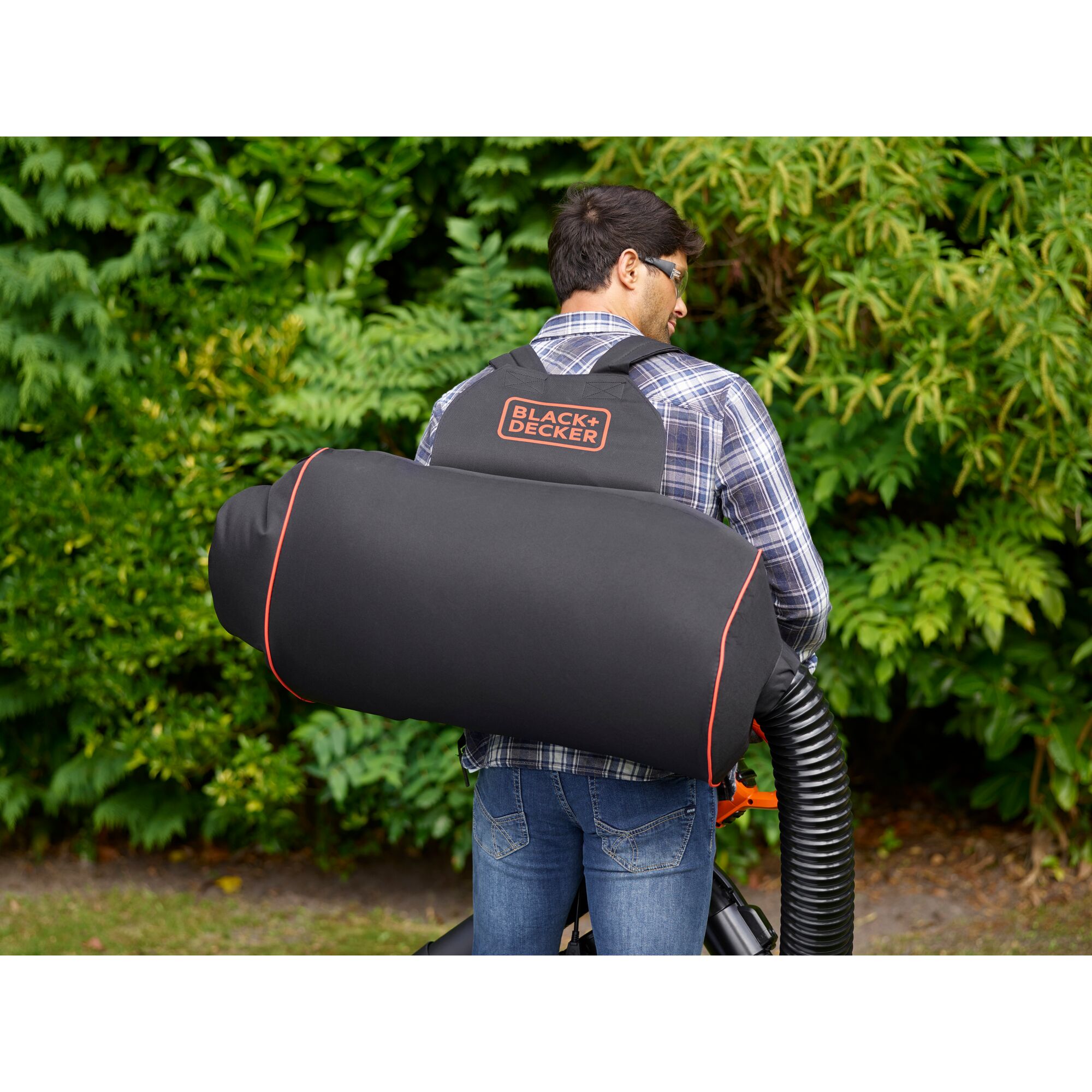 3000W 3 in 1 Backpack Blower Vacuum and Rake BLACK DECKER
