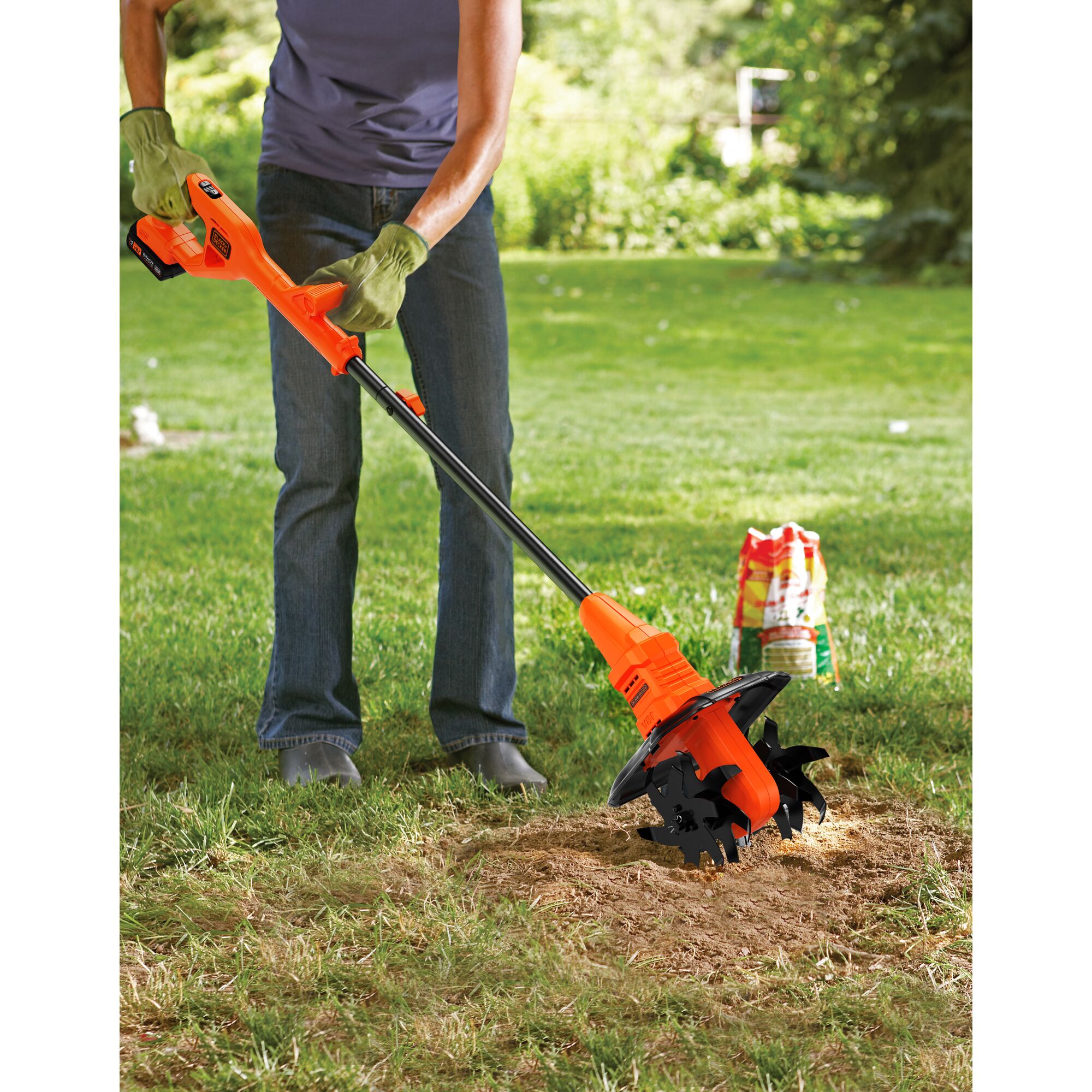 Black and discount decker tiller
