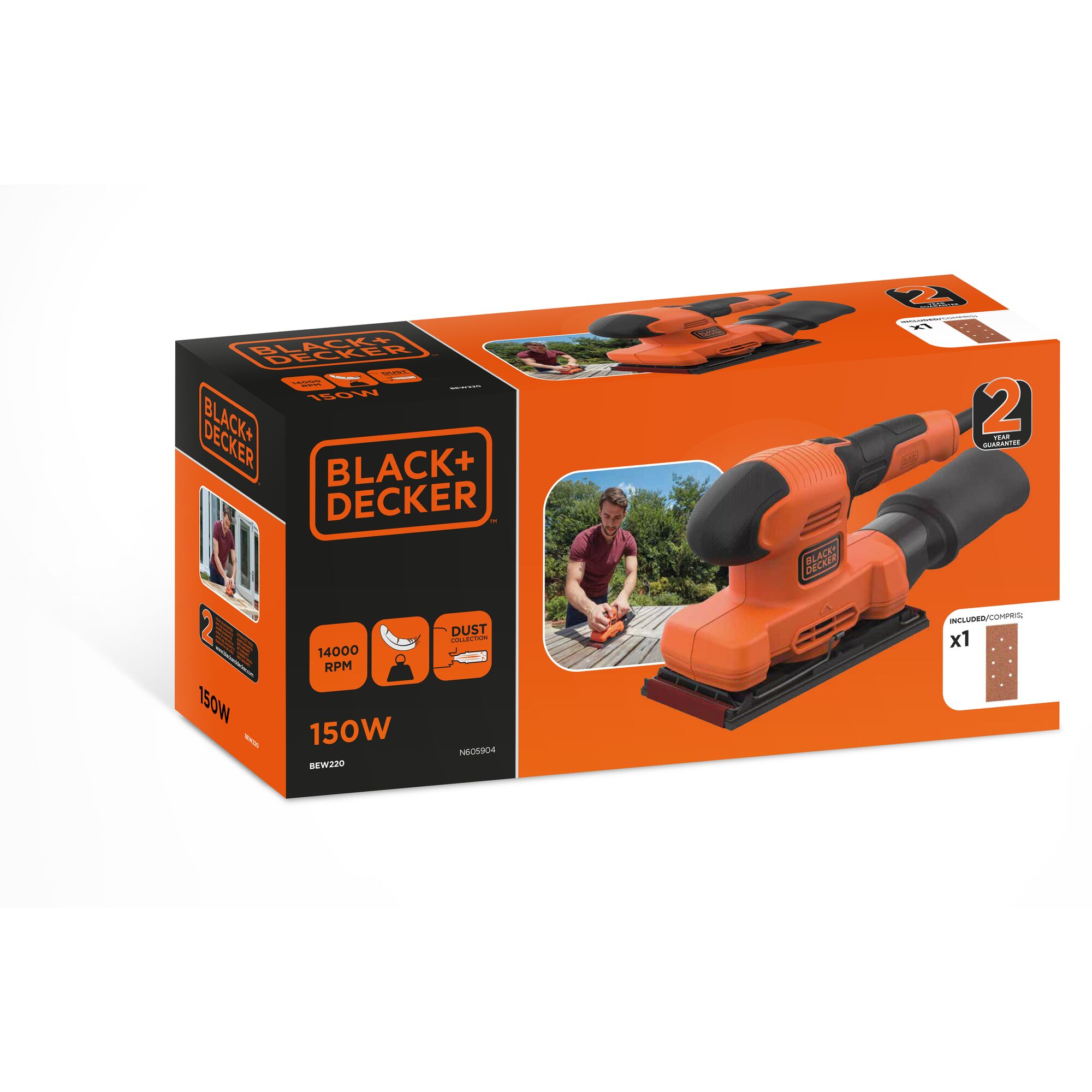 150W 1/3 Sheet Finishing Sander 