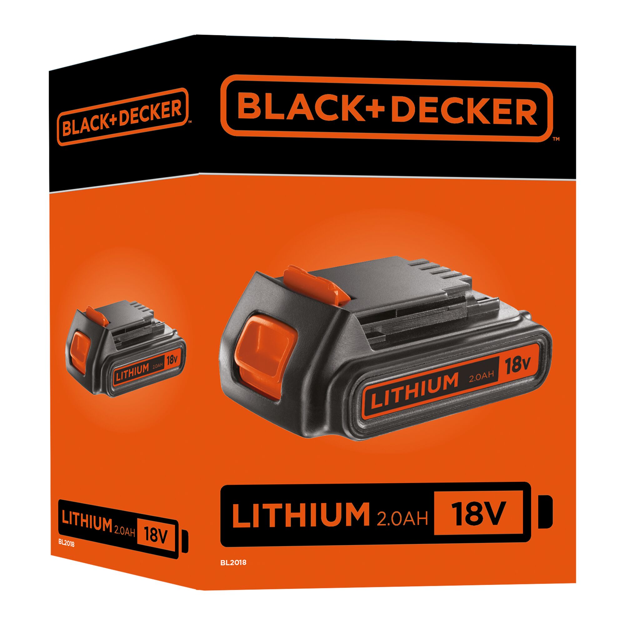 BLACK+DECKER BL1510-XJ Batterie Lithium  10.8V  Orange 