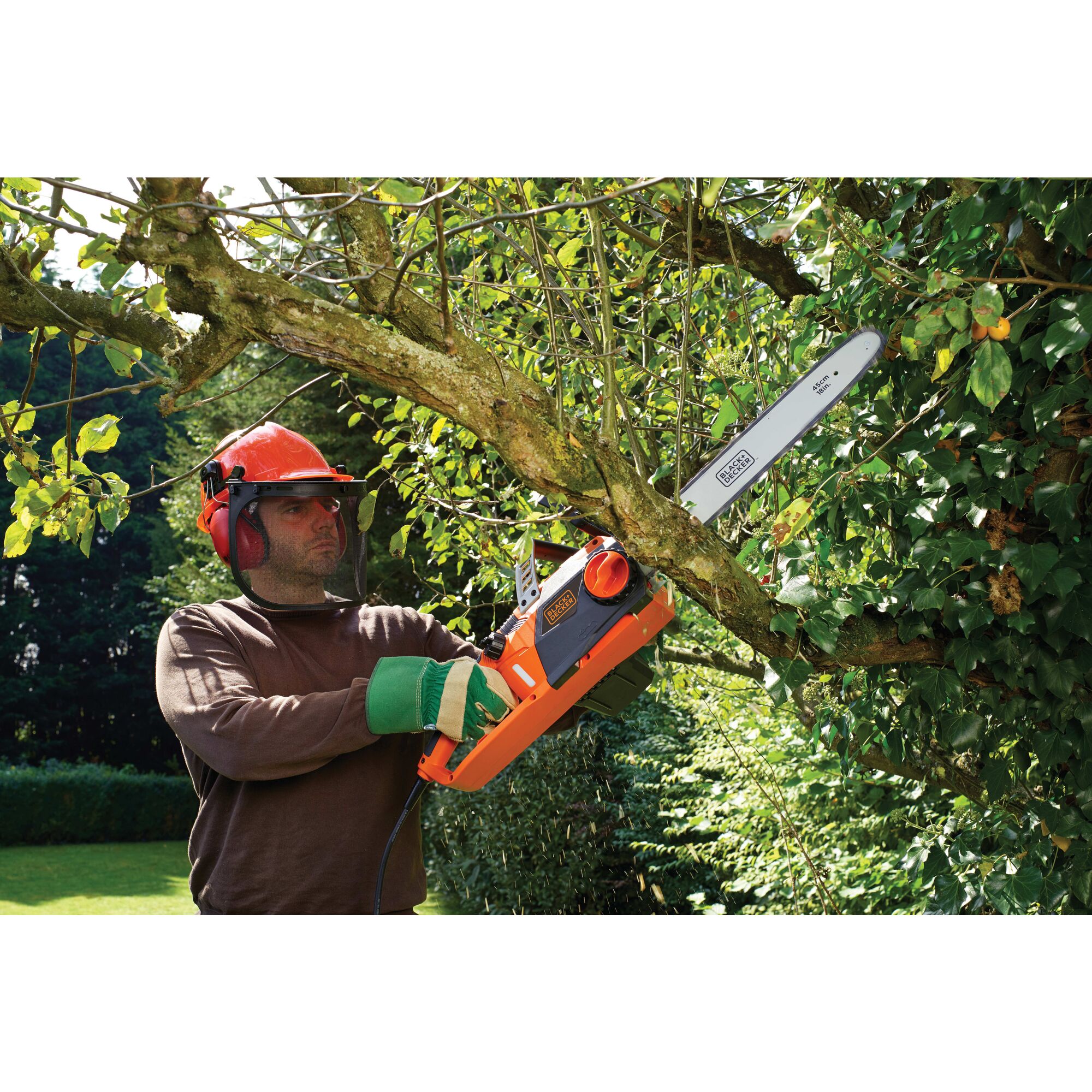 Black & decker electric chainsaw discount